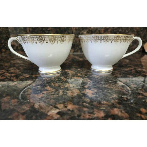 Royal Doulton GOLD LACE English Fine Bone China Tea Cup H4989 Made in England - Picture 9 of 9